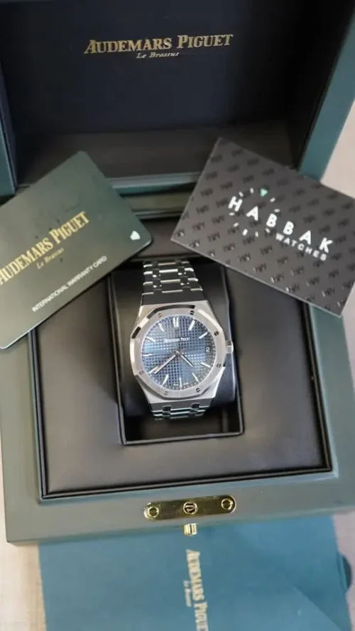 Audemars Piguet Royal Oak Blue Dial, New, Unworn, Box &Papers, REF - 15500ST-3