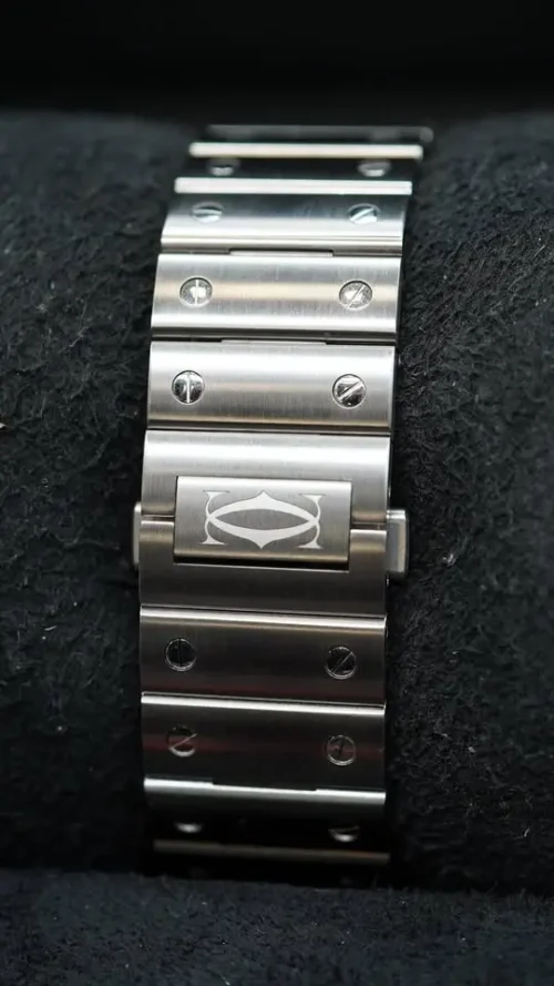 Cartier Santos, Green Dial, 2024, New, Unworn, Full Set, REF WSSA0062-6
