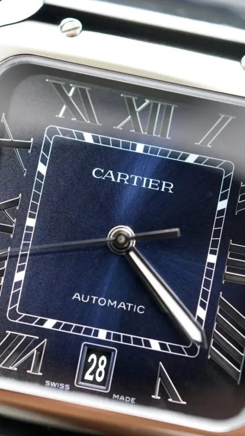 Cartier Santos Large Watch, 2025, New, Unworn, Full Set, REF WSSA0071-2