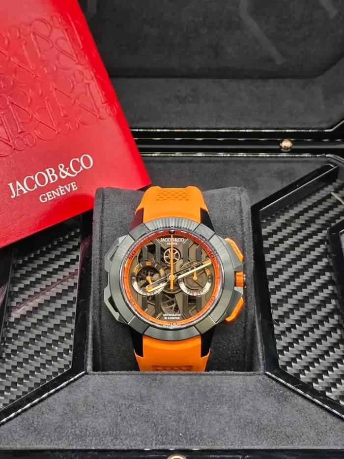Jacob & Co. Epic X Chrono 44mm Titanium Orange EC430.21.AB.AA.ABRUA-3