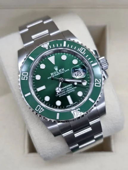 New, Unworn Rolex Submariner Hulk 2019. Factory Stickers, REF116610LV