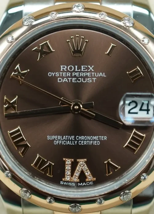 Rolex DateJust 31 Chocolate Diamond, Immaculate, Box & Papers, REF 178341-2