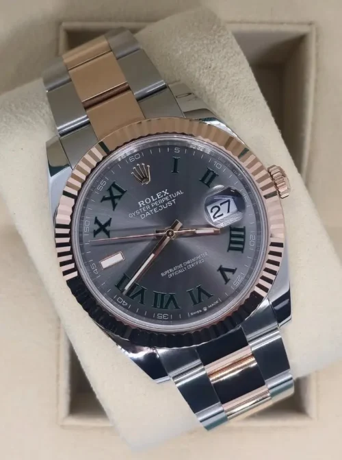 Rolex DateJust 41, Rose Gold, Wimbledon, 2024, New, Unworn, REF 126331