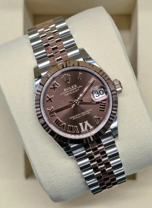Rolex Datejust 31, Chocolate Diamond Dial, 2026, New, Unworn, Full Set, REF 278271