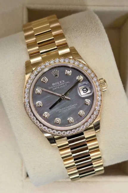 Rolex Datejust 31, M.O.P Dial. 2025, New, Unworn, Full Set, REF 278288RBR