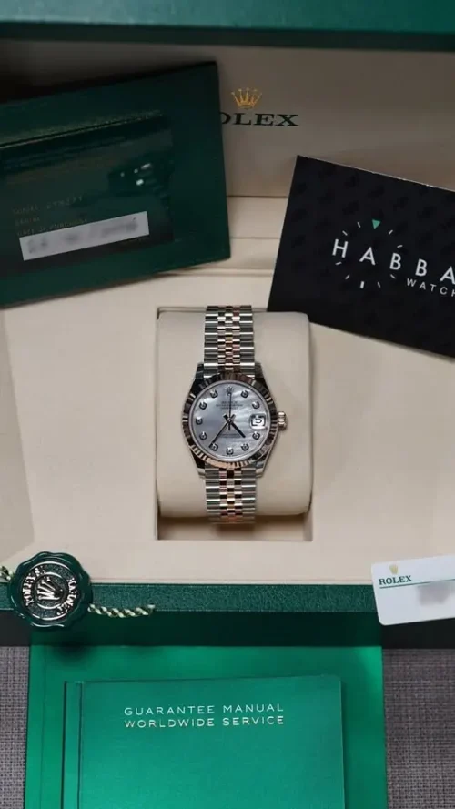 Rolex Datejust 31. Mother Of Pearl Dial, 2026, New, Unworn Full Set, REF 278271-3