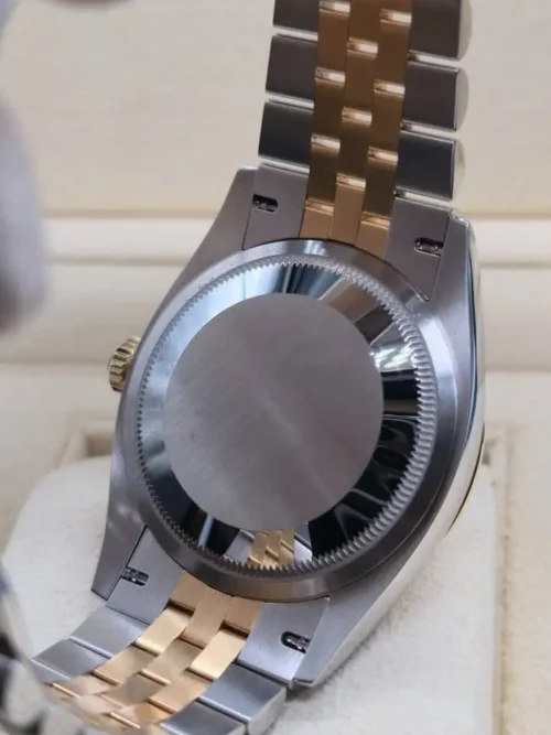 Rolex Datejust 36, Immaculate, Bimetal, Diamond Olive Dial Roman Numerals, Box & Papers,REF 126233-6