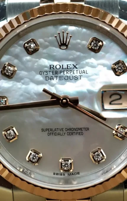 Rolex Datejust 36, Mother Of Pearl Dial, Immaculate Condition, With Box & Papers, REF 116231-2