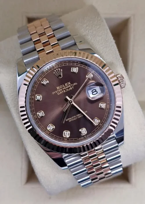 Rolex Datejust 41, Diamond Dot Dial, With Box & Papers, REF 126331