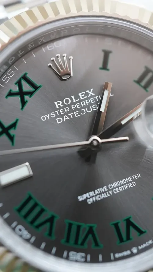 Rolex Datejust 41 Wimbledon, Immaculate, With Box & Papers, REF, 126334-2