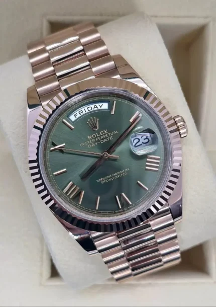 Rolex Day-Date 40, Olive, 50th Anniversary, 2025, New, Unworn, REF 228235