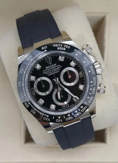 Rolex Daytona Oysterflex white gold,Diamond Dial 2022, New,Unworn, REF 116519LN