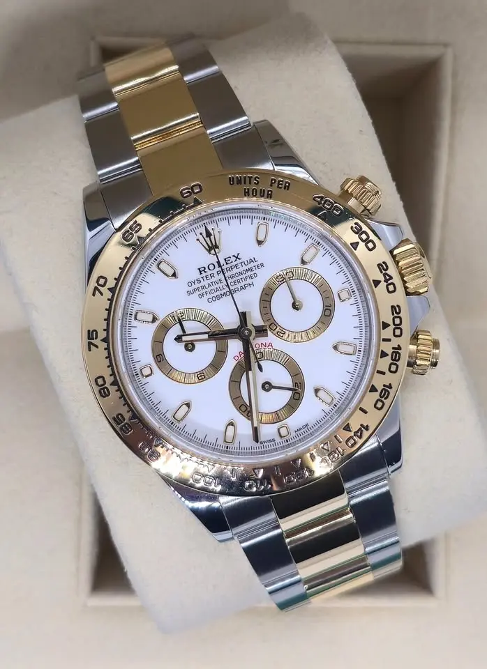Rolex Daytona, Yellow Gold & Steel, Immaculate, With Box & Papers, REF 116503 Rolex Daytona, Yellow Gold & Steel, Immaculate, With Box & Papers, REF 116503