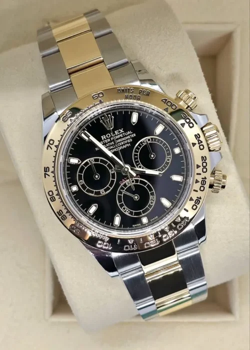 Rolex Daytona, Yellow Gold & Steel, Immaculate, With Box & Papers, REF 116503