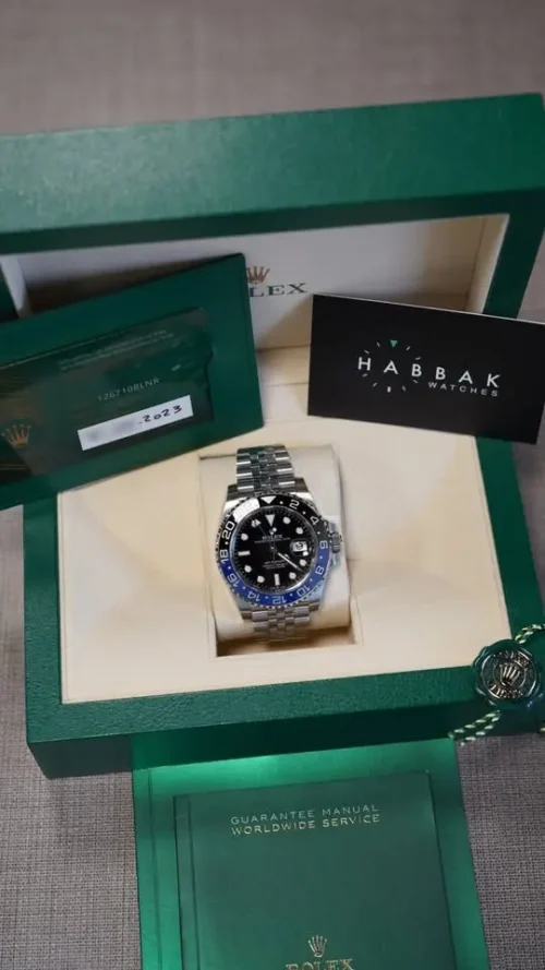 Rolex GMT-Master II Batgirl, 2023, Immaculate, Box & Papers, REF 126710BLNR-3