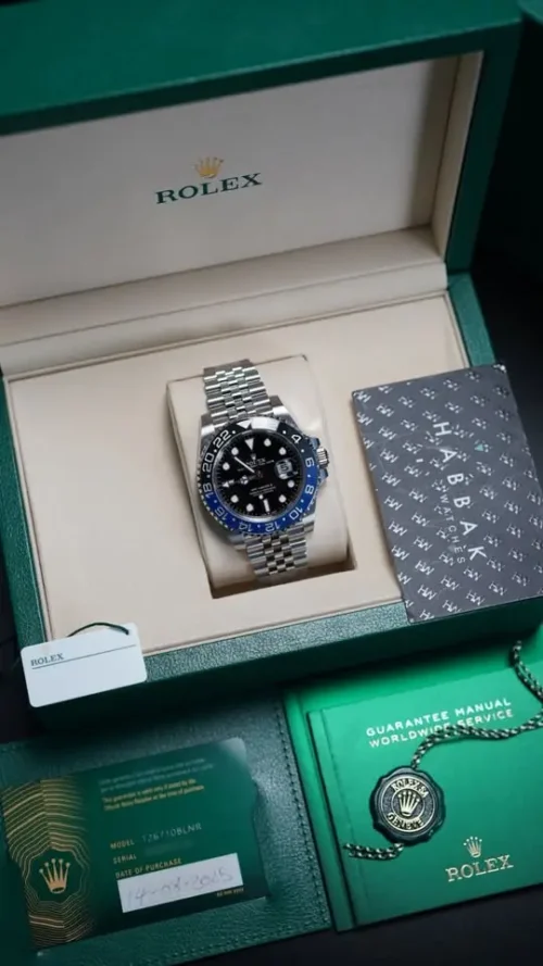 Rolex GMT-Master II Batgirl, 2025, New, Unworn, Full Set, REF - 126710BLNR-3