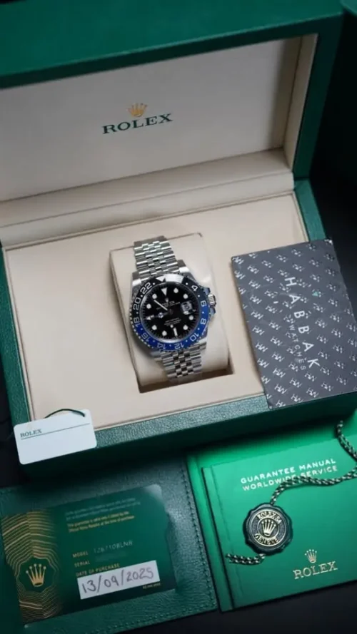 Rolex GMT-Master II Batgirl, 2025, New Unworn With Box & Papers REF 126710BLNR-3