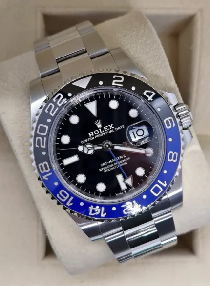 Rolex GMT-Master II Batman, 2024, New Unworn With Box & Papers REF 126710BLNR