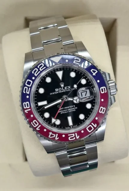 Rolex GMT-Master II Pepsi, 2025, New, Unworn, Full Set, REF 126710BLRO