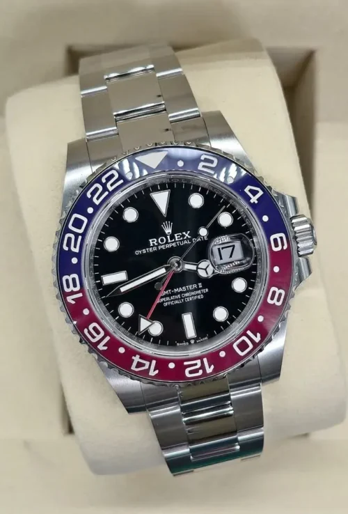 Rolex GMT-Master II Pepsi, 2025, New, Unworn, Full Set, REF 126710BLRO