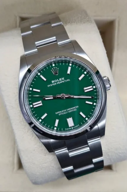 Rolex Oyster Perpetual 36, Green Dial, 2024,New, Unworn, Box, Papers,REF 126000