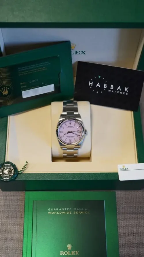 Rolex Oyster Perpetual 36,Candy Pink Dial, 2026,New, Unworn,Full Set, REF126000-3