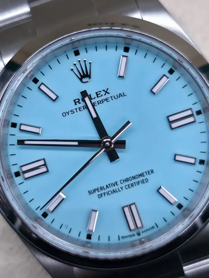 Rolex Oyster Perpetual Tiffany Dial 36mm, 2026, New Unworn Full Set, REF 126000-2