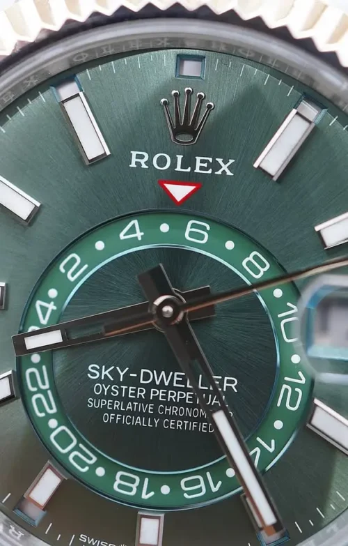 Rolex Sky-Dweller, Mint Green Dial, Immaculate, 2024, Full Set, REF 336934-2