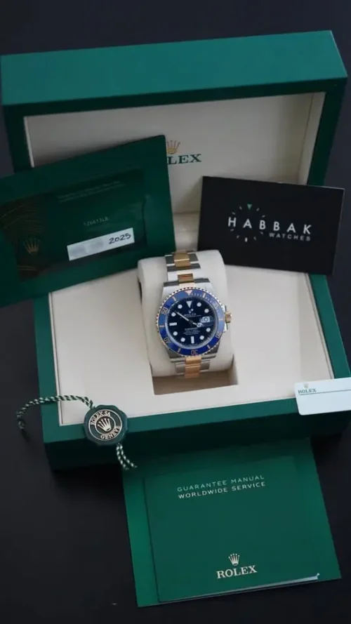 Rolex Submariner, Bluesy, 2025, New, Unworn, Full Set, REF - 126613LB-3