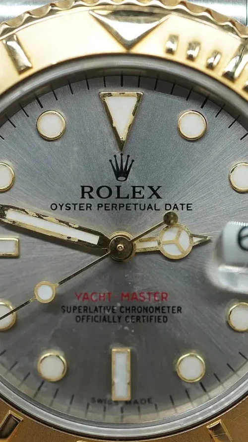 Rolex Yacht-Master 35, Bimetal, With Box & Papers, REF 168623-2