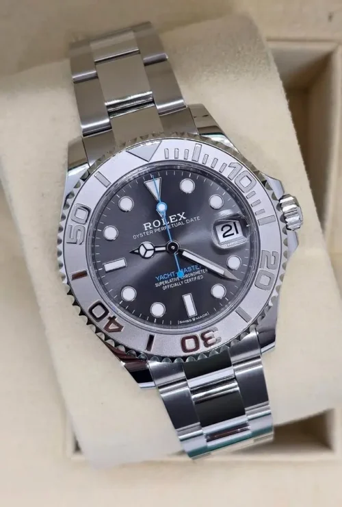 Rolex Yacht-Master 37, Rhodium Dial, 2024, New, Unworn, Full Set, REF 268622