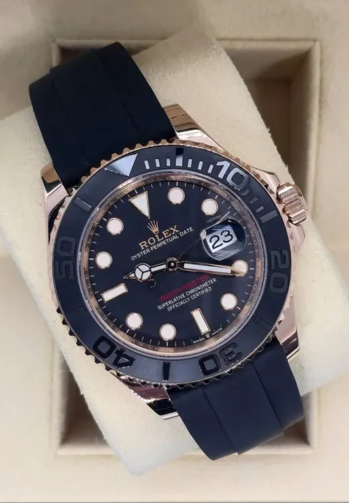 Rolex Yacht-Master 40, Rose Gold, 2022, Immaculate, Box & Papers - REF 126655