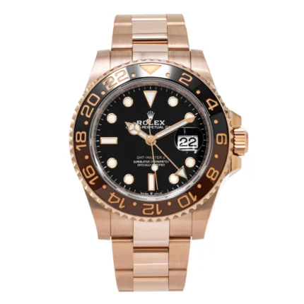 Rolex GMT-Master II 126715CHNR Root Beer Everose gold front view