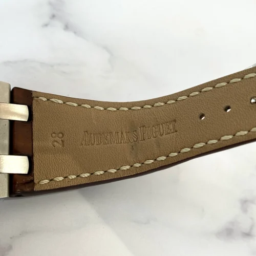 Audemars Piguet Royal Oak Offshore Chronograph 42mm Safari Steel Leather Band (12)