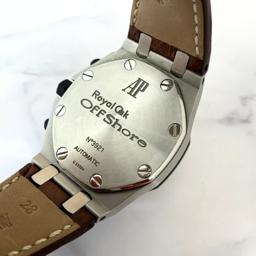 Audemars Piguet Royal Oak Offshore Chronograph 42mm Safari Steel Leather Band (9)