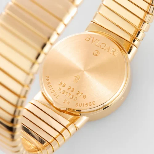 Bulgari Tubogas BB23 2T Tubogas spiral bracelet detail