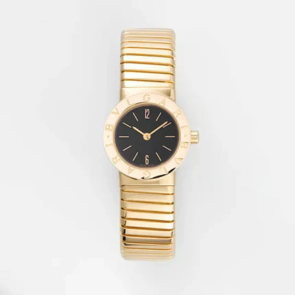 Bulgari Tubogas BB23 2T 18K yellow gold front view