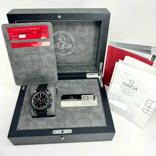 Omega Speedmaster Dark Side Of The Moon Black Ceramic 44.2 mm Box Papers (4)