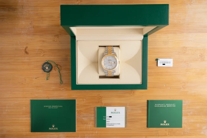 Rolex 2018 Datejust 41 126333 MOP Diamond Dial on Jubilee AW30290