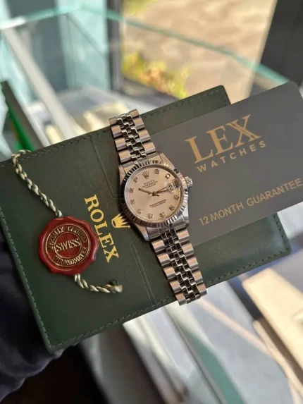 Rolex Datejust 31mm Silver Diamond dial 💎 68274 Jubilee Bracelet 1986