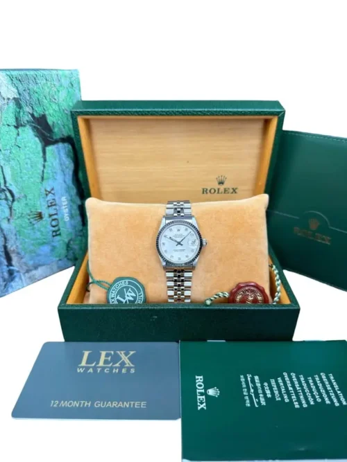 Rolex Datejust 31mm Silver Diamond dial 💎 68274 Jubilee Bracelet 1986-7