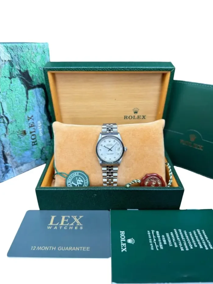 Rolex Datejust 31mm Silver Diamond dial 💎 68274 Jubilee Bracelet 1986-7