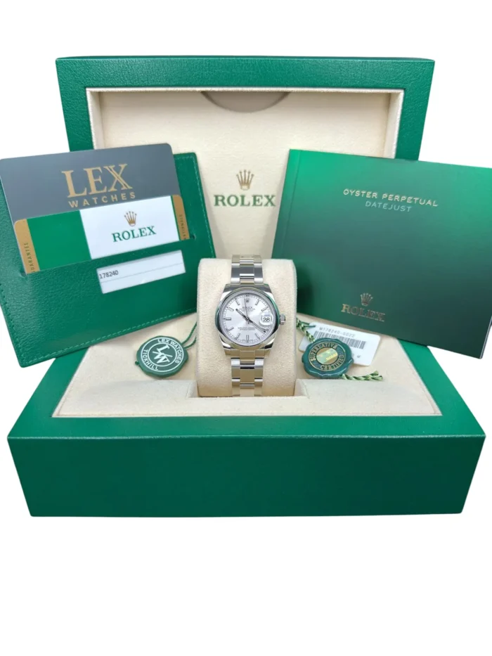 Rolex Datejust 31mm Silver dial ✨ 178240 Oyster Bracelet Full Set 2019-8