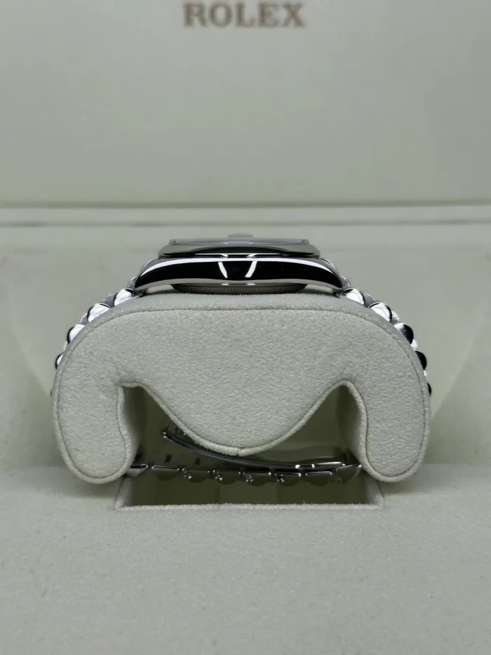 Rolex Day-Date Platinum 36mm 118206 Silver Diamond Dial 2011-6