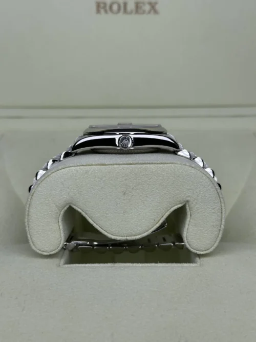 Rolex Day-Date Platinum 36mm 118206 Silver Diamond Dial 2011-7
