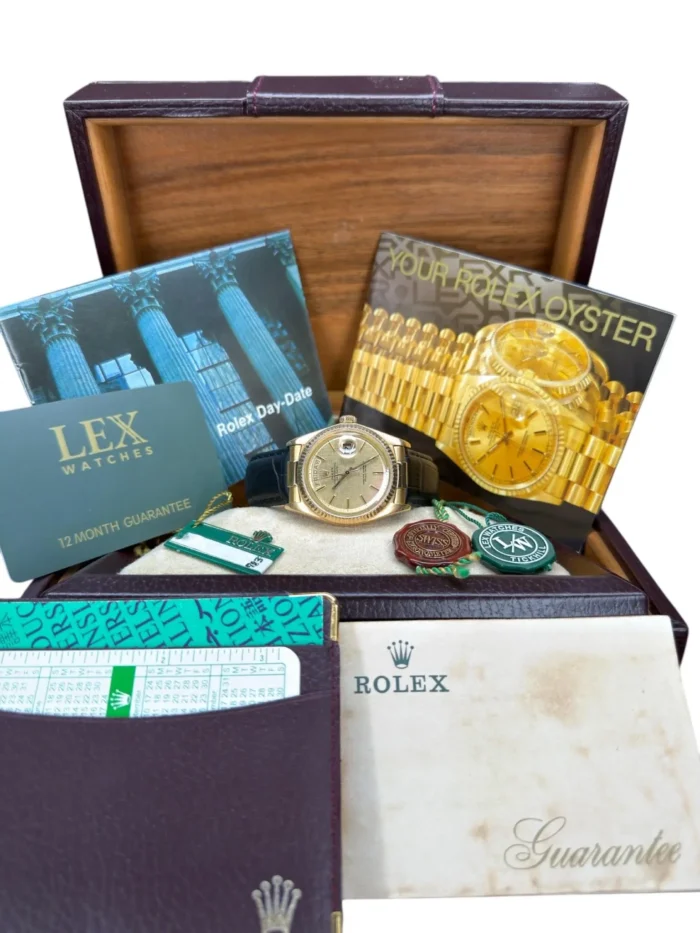 Rolex DayDate 36mm 1803 18k Yellow gold Full set 1973-4