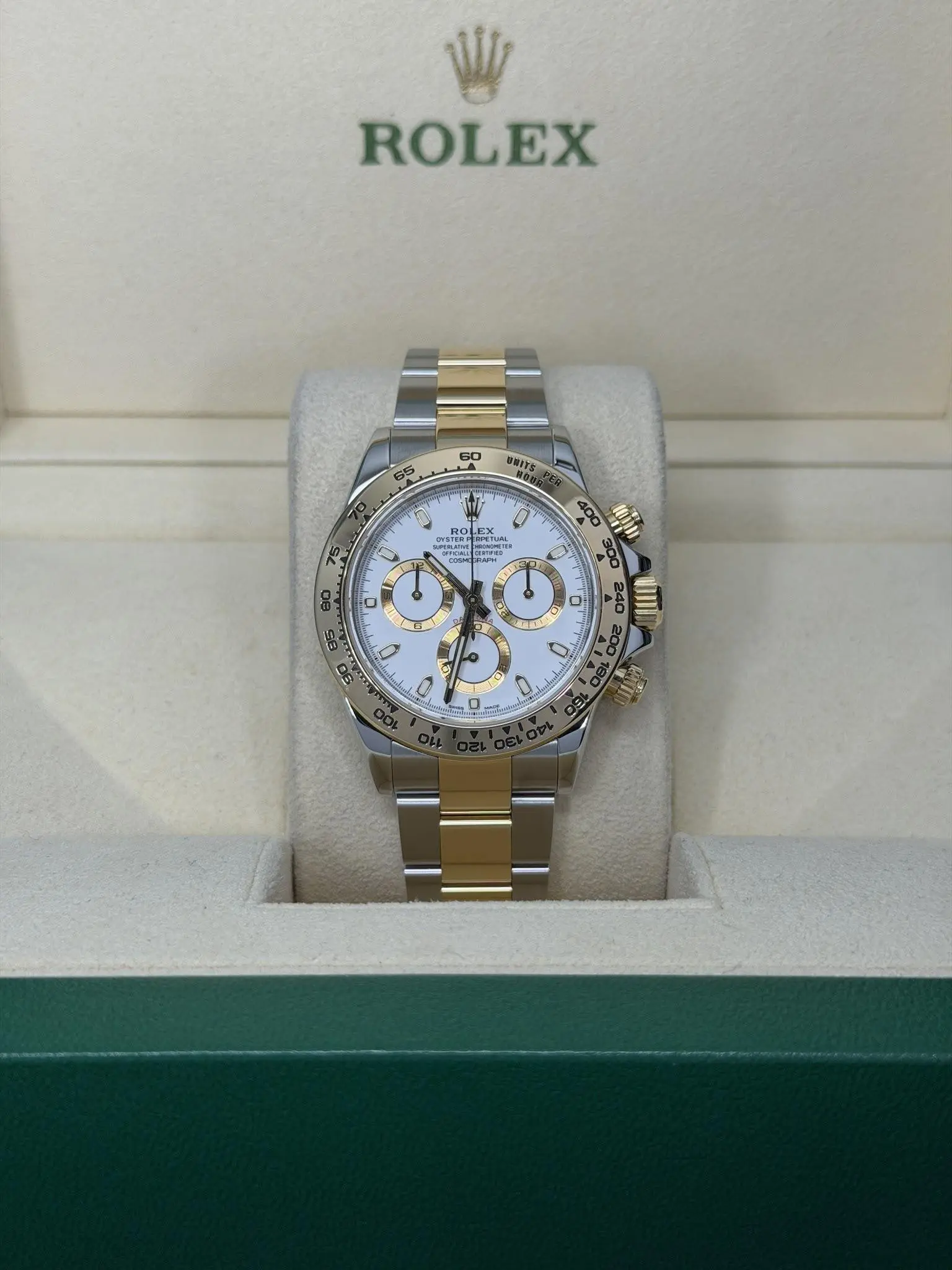 Rolex Daytona 116503 40mm White dial Bi-Metal 2021 Rolex Daytona 116503 40mm White dial Bi-Metal 2021