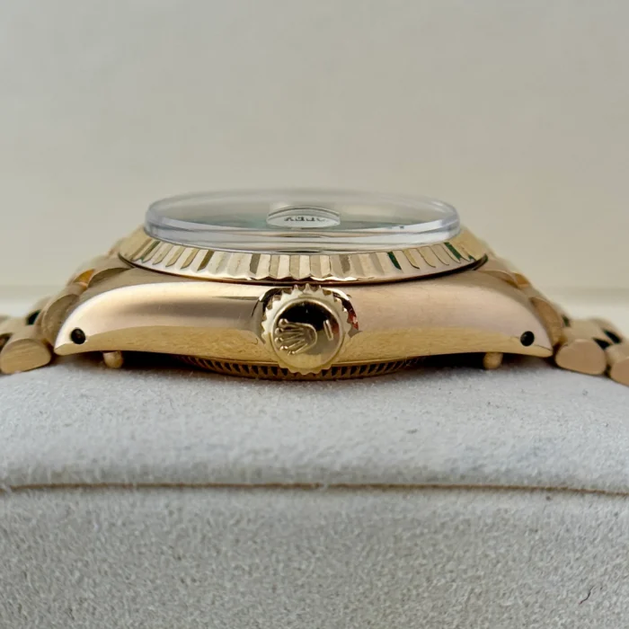 Rolex Lady Datejust 26mm President Malachite Dial BOX PAPERS 18K Gold Year 1979 (10)