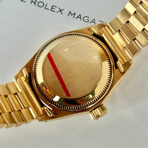 Rolex Lady Datejust 26mm President Malachite Dial BOX PAPERS 18K Gold Year 1979 (12)