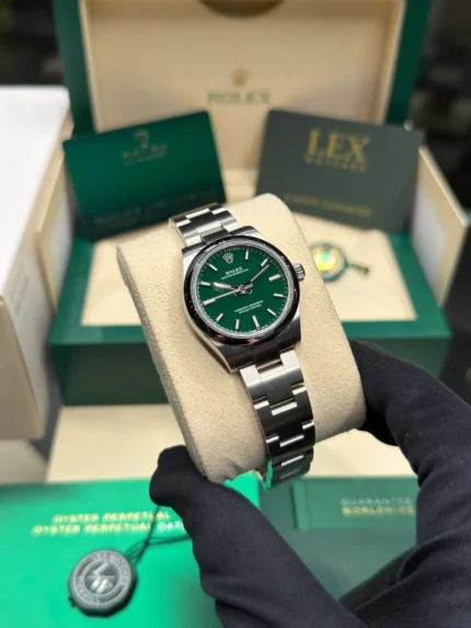 Rolex Oyster Perpetual 31 Green dial 🟢 277200 Unworn Full Set 2025